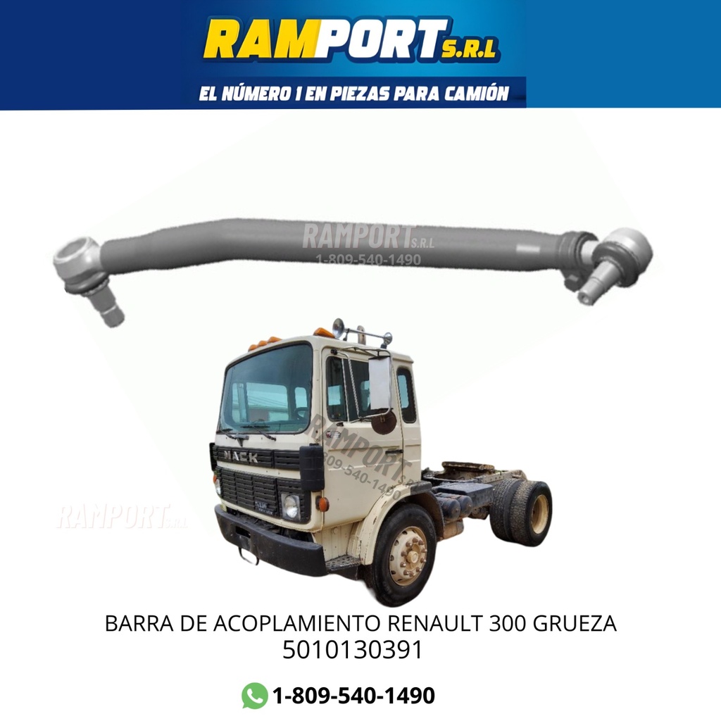 BARRA DE ACOPLAMIENTO RENAULT 300 GRUEZA *