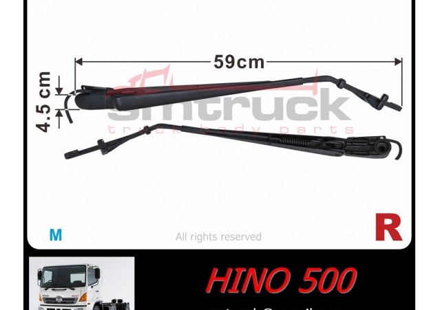 BRAZO LIMPIA VIDRIO HINO 500 RH 10.5T