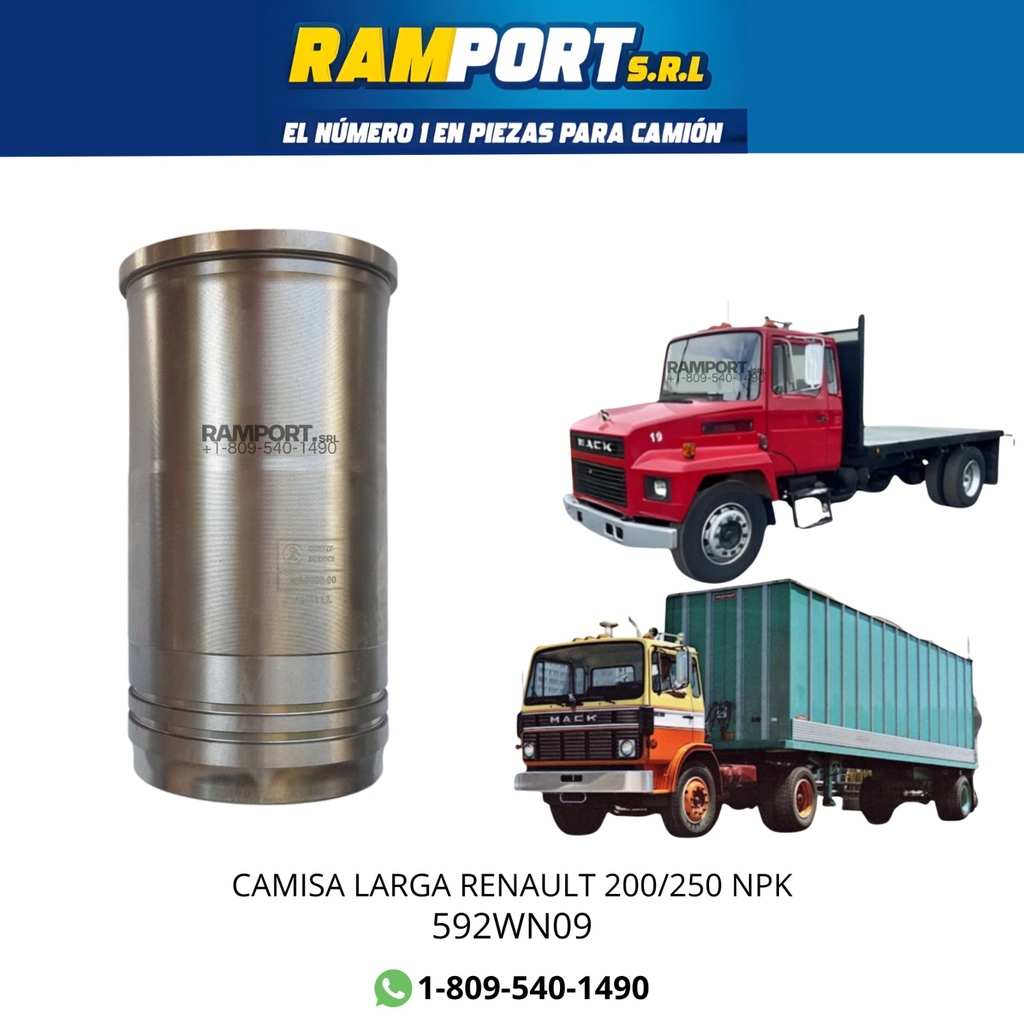 CAMISA RENAULT 200/250 LARGA  *