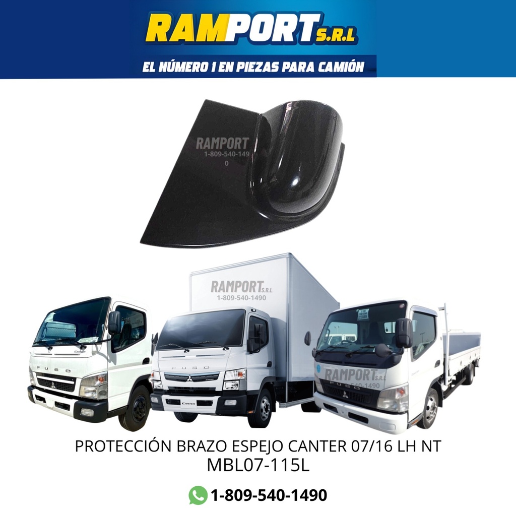 COVER BRAZO/E CANTER 07/16 LH NT