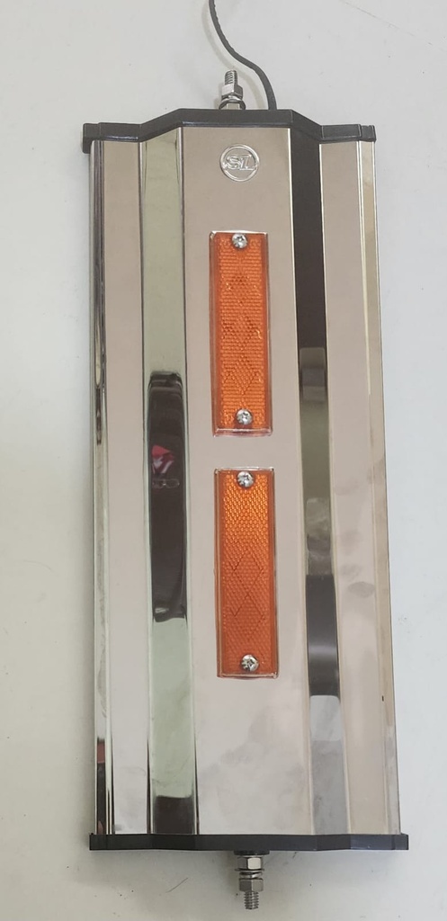 ESPEJO MACK CON LUZ ACERO INOX *
