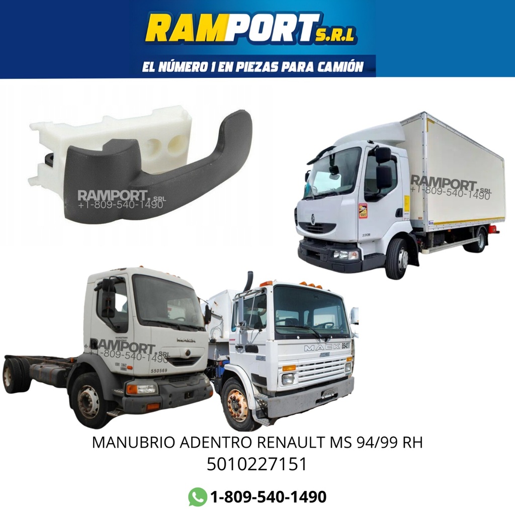 MANUBRIO ADENTRO RENAULT MS 94/99 RH *