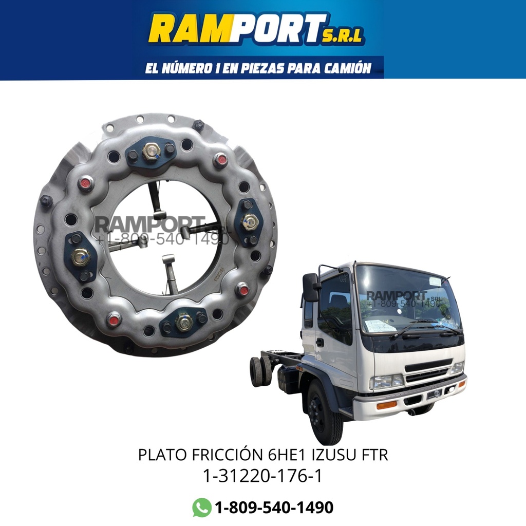 PLATO FRICCIÓN ISUZU 6HE1 FTR