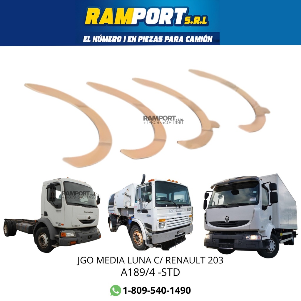JGO MEDIA LUNA C/ RENAULT 203 *  