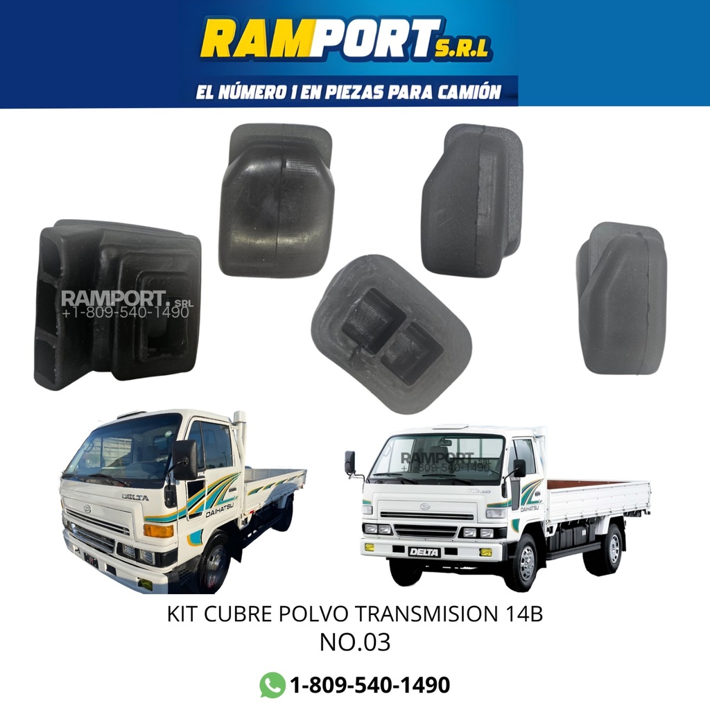 KIT CUBRE POLVO TRANSMISION 14B