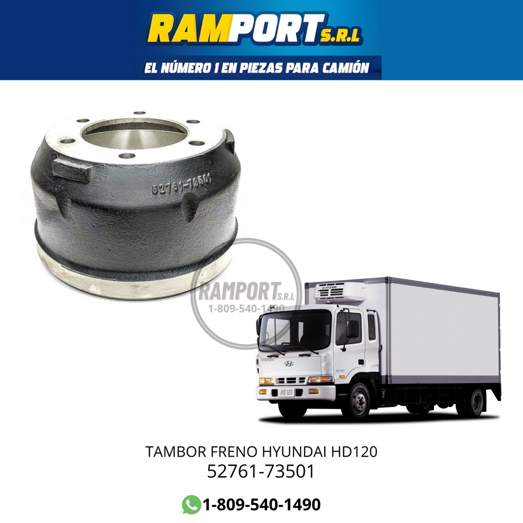 TAMBOR FRENO HD120 6 OLLO