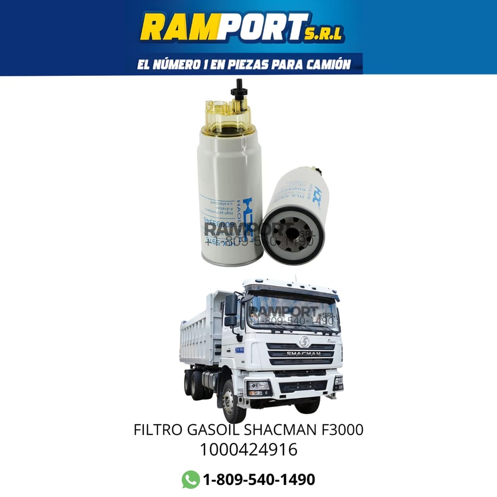 FILTRO GASOIL SHACMAN F3000 5  