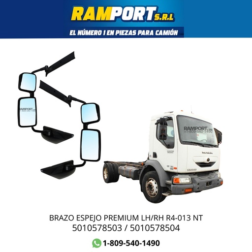 [5010578504] BRAZO LATERAL RENAULT PREMIUM RH R4-013 S/E *