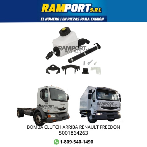 [5001864263] BOMBA CLUTCH ARRIBA RENAULT FREEDON *