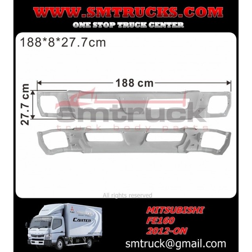 [MBL12-201W] BUMPER FUSO 2012 C/A 6.9 T 004-001-MBP