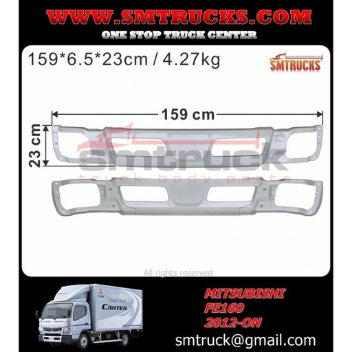 [MBL12-200W       ] BUMPER FUSO 2012 C/E 3.5 T 004-001-MBO 