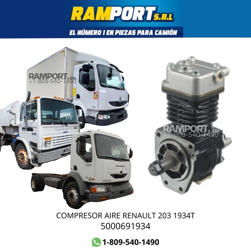 [5000691934] COMPRESOR AIRE MIDLUM MANAGER 203 1934T
