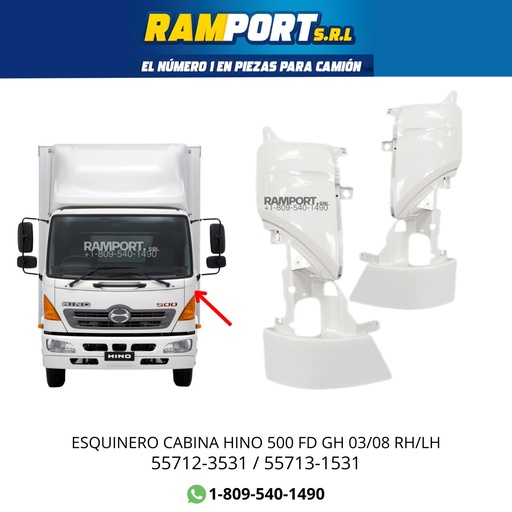[55713-1531] PANEL DE ESQUINA HINO 500 FD GH 03/08 LH