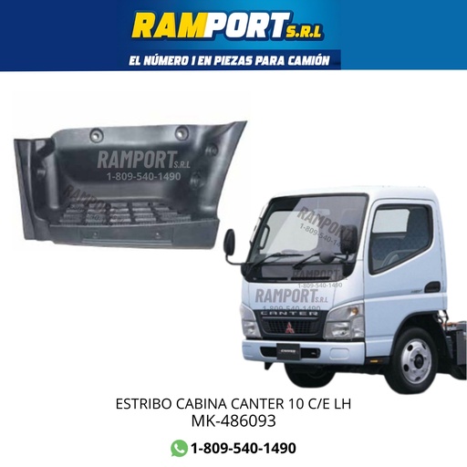 [MK-486093] ESCALÓN CABINA MITSUBISHI CANTER 10 C/E LH