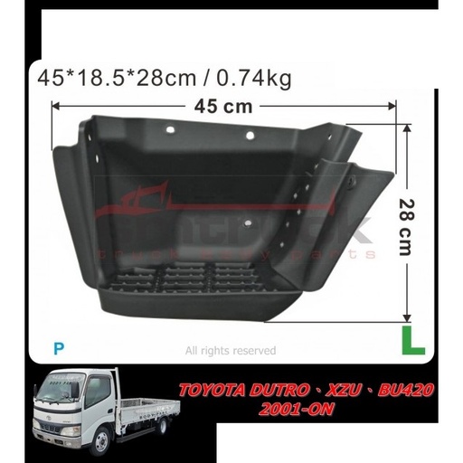 [008-009-TYJ-L] ESCALÓN DINA BU420  DUTRO 2013 LH C/E