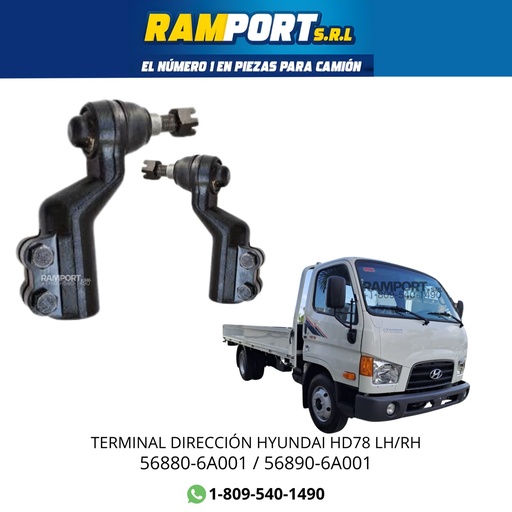 [56880-6A001 NT] TERMINAL DIRECCIÓN HYUNDAI HD78 LH