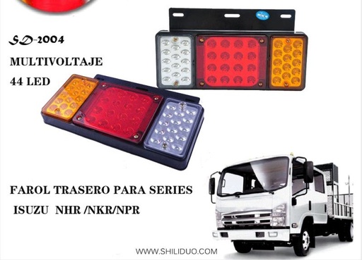 [GS-C-020-29-R] FAROL TRAS ISUZU NPR NKR LED RH