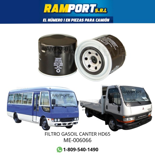 [ME-006066] FILTRO GASOIL CANTER HYUNDAI HD65