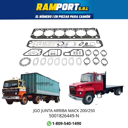 [5001826449] JGO JUNTA ARRIBA RENAULT 200/250 + BL600