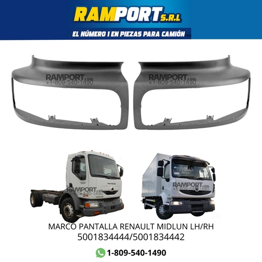 [5001834442] MARCO PANTALLA RENAULT MIDLUN *