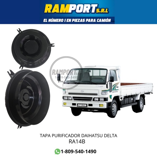 [RA14B] TAPA PURIFICADOR DAIHATSU DELTA