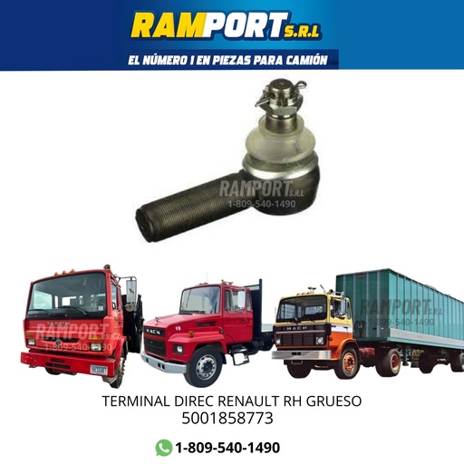 [NT5001858773] TERMINAL DIRECCIÓN RENAULT MER RH GRUEZO *