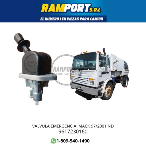 [9617230160] VALVULA EMERGENCIA RENAULT 97/2001 *5