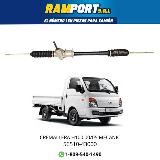 [56510-43000] CREMAYERA HYUNDAI H100 00/05 MECANIC