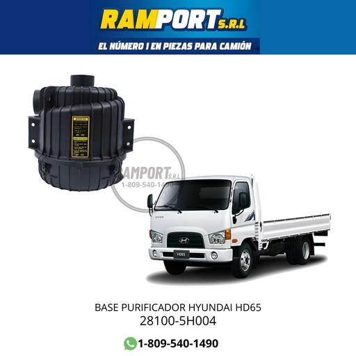 [28100-5H004] BASE PURIFICADOR HYUNDAI HD65 -4