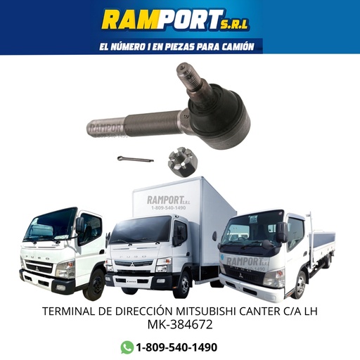 [MK-384672] TERMINAL DIRECCIÓN MITSUBISHI CANTER C/A LH