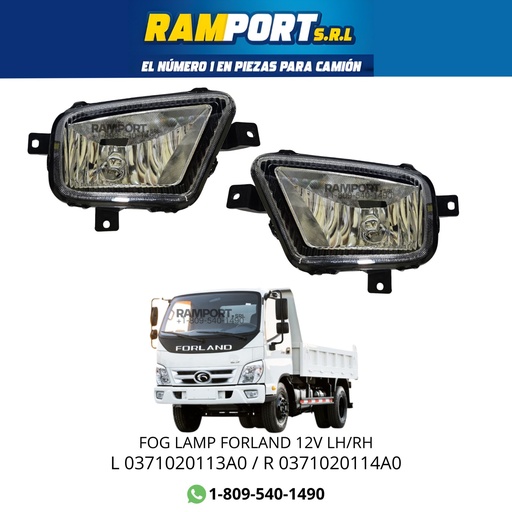 [R 0371020114A0] FOG LAMP FORLAND 12V RH