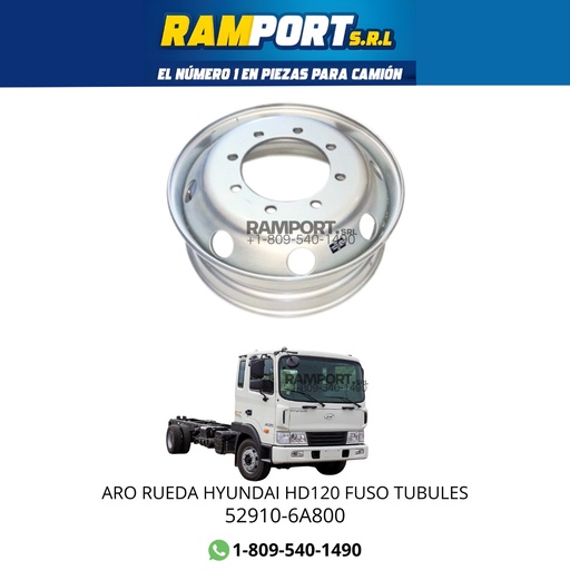 [52910-6A800] ARO RUEDA HYUNDAI HD120 FUSO TUBULES -5
