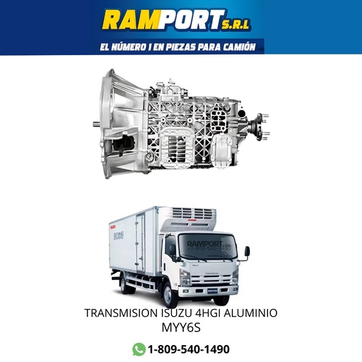 [MYY6S] TRANSMISION ISUZU 4HGI ALUMINIO -4